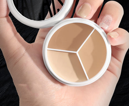 Waterproof Three-color Concealer